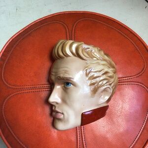 Vintage 1980’s James Dean Ceramic Wall Plaque